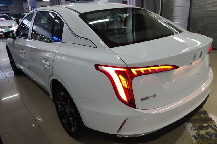 Used Hongqi E-QM5 2023 Revised Version Basic Travel Edition Rear Left 45 Deg