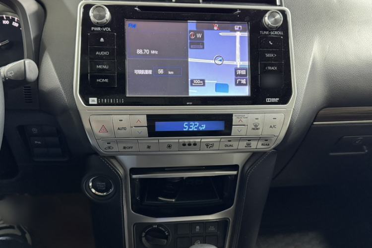 Used Toyota Prado 2018 3.5L Automatic TX-L NAVI with Rear-Mounted Spare Tire Audio And AC Panel