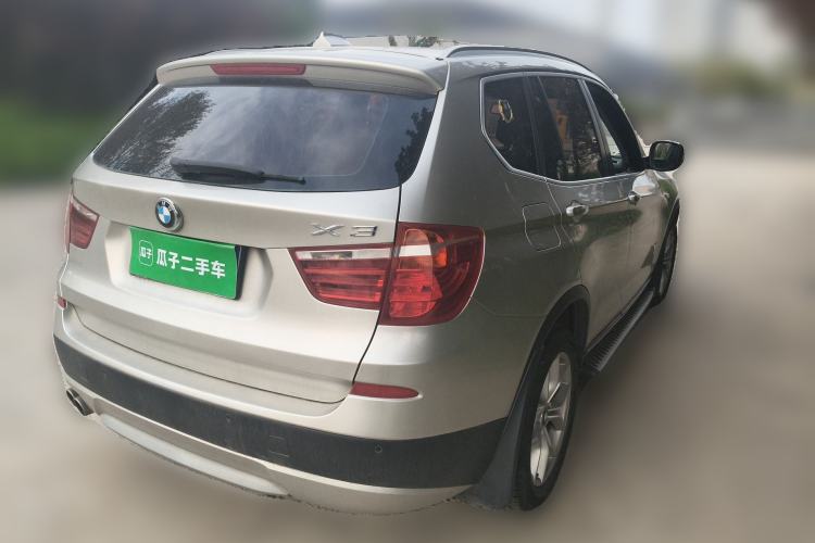 Used BMW X3 2011 xDrive28i Luxury Model Rear Right 45 Deg