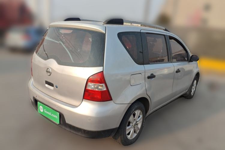 Used Nissan Livina 2010 Jingyue Edition 1.6L Manual All-Around Model Rear Right 45 Deg