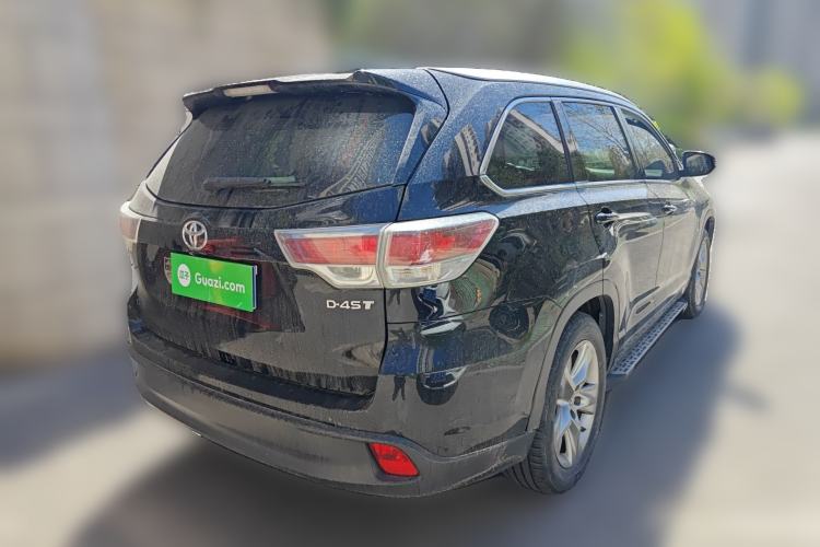 Used Toyota Highlander 2015 2.0T Four-Wheel Drive Luxury Edition 7-Seater Rear Right 45 Deg