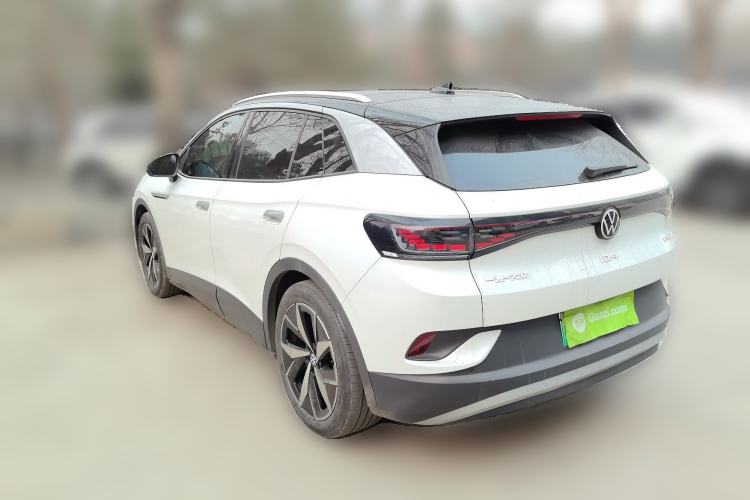 Used Volkswagen ID.4 CROZZ 2021 Yeyue First-Edition Two-Wheel-Drive Version Rear Left 45 Deg