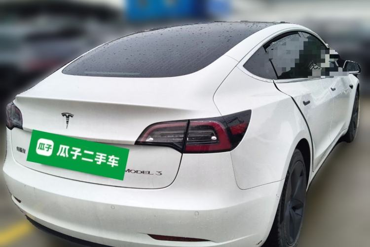 Used Tesla Model 3 2020 Standard Range Rear-Wheel Drive Upgraded Version Rear Right 45 Deg