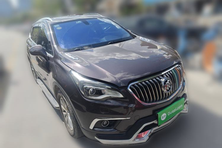 Used Buick Envision 2017 28T Four-Wheel Drive Elite Model Front Right 45 Deg