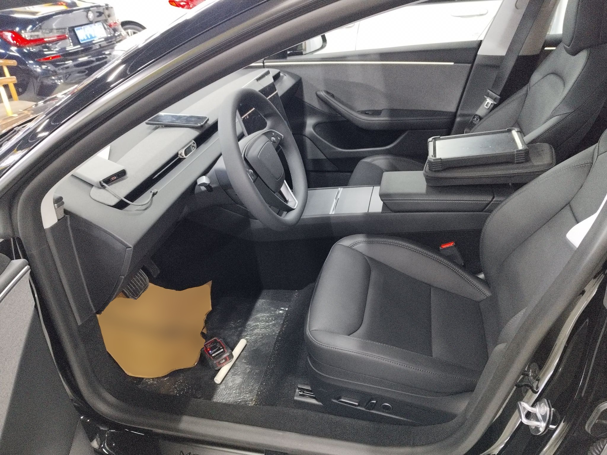 Переднее сиденье в автомобиле