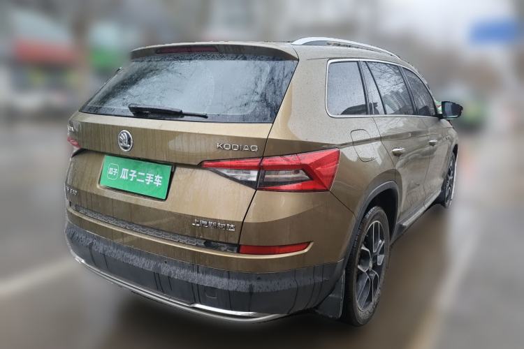 Used Skoda Kodiaq 2018 Restyled TSI330 7-Seater Two-Wheel Drive Luxury Enjoyment Edition Rear Right 45 Deg