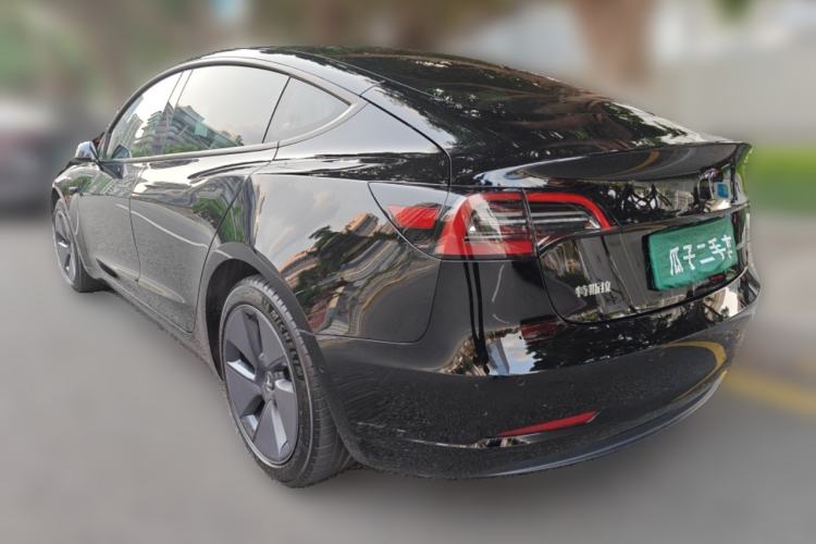 Used Tesla Model 3 2022 Rear-Wheel-Drive Version Rear Left 45 Deg