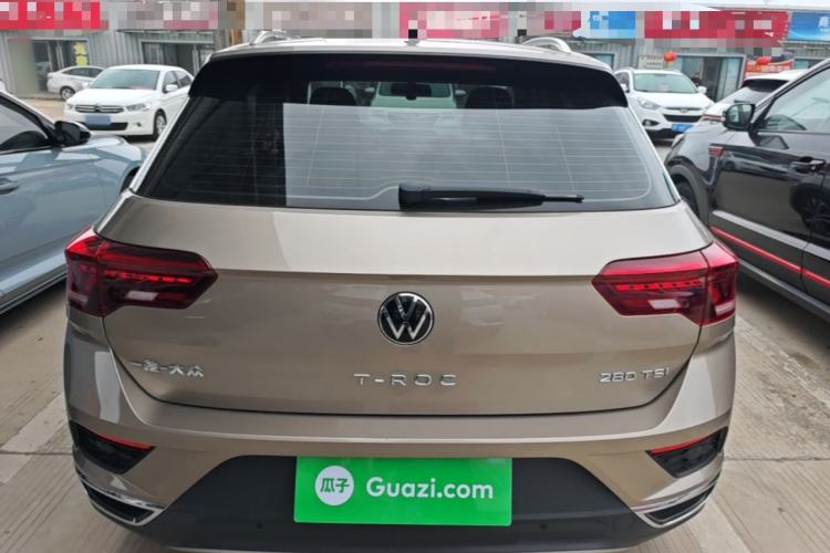 Used Volkswagen T-ROC 2021 280TSI DSG Two-Wheel Drive Comfort Connect Edition Rear