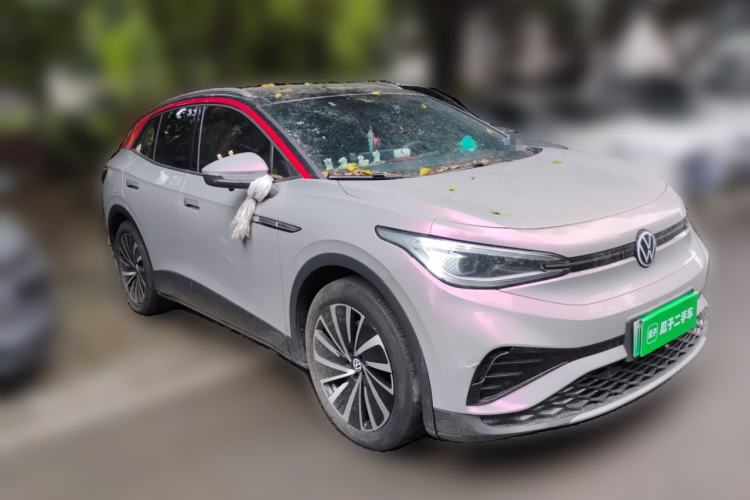 Used Volkswagen ID.4 X 2021 Pure+ Long-Range Edition Front Right 45 Deg