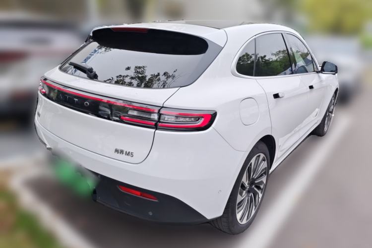 Used Hima AITO M5 2022 Extended-Range Four-Wheel Drive Flagship Edition Rear Right 45 Deg