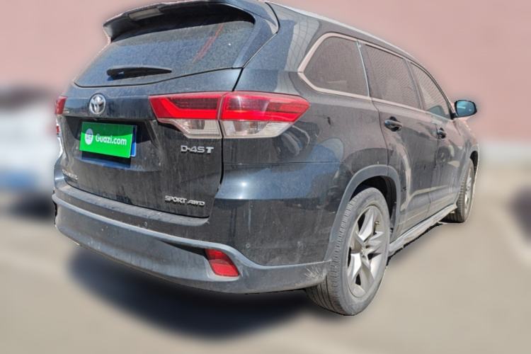 Used Toyota Highlander 2018 2.0T Four-Wheel Drive Luxury Version 7 Seats China VI Standard Rear Right 45 Deg