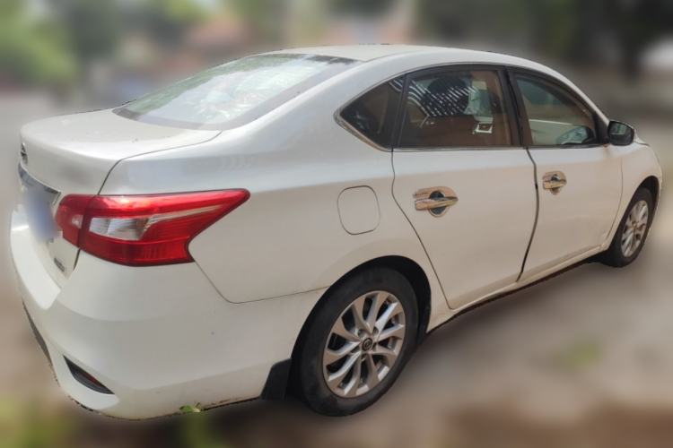 Used Nissan Sylphy 2019 1.6XV CVT Smart Connect Luxury Edition China V Standard Rear Right 45 Deg