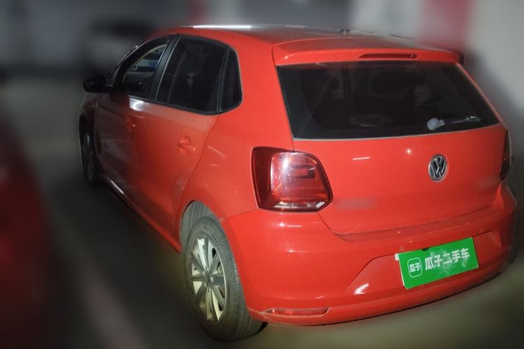 Used Volkswagen Polo 2014 1.6L Automatic Comfort Edition Rear Left 45 Deg