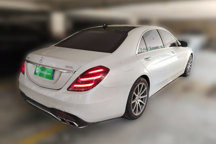 Used Mercedes-Benz S-Class AMG 2016 AMG S 63 L 4MATIC Rear Right 45 Deg