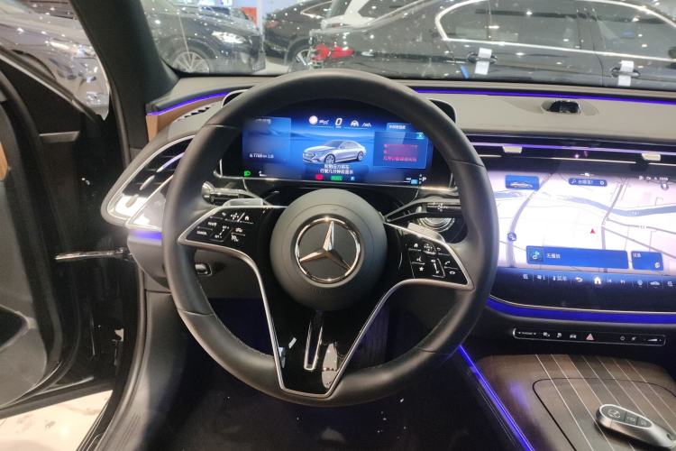 Used Mercedes-Benz E-Class New Energy 2024 E 350 e L Plug-in Hybrid Sedan Steering Wheel
