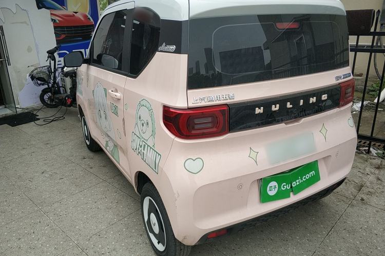 Used Wuling Hongguang MINIEV 2022 Macaron Premium Model – Lithium Ternary Battery Rear Left 45 Deg
