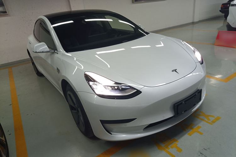 Used Tesla Model 3 2020 Standard Range Rear-Wheel Drive Upgraded Version Front Right 45 Deg