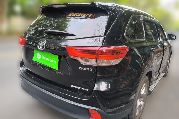 Used Toyota Highlander 2021 2.0T Four-Wheel Drive Luxury Edition 7 Seats Rear Right 45 Deg