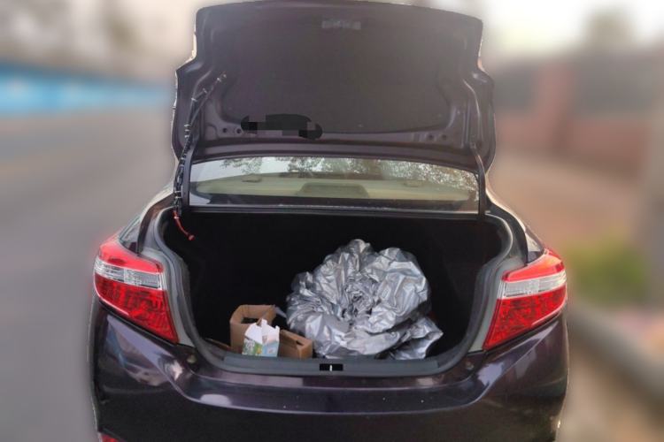 Used Toyota Vios 2016 1.5L Automatic ZhiZhen Xingyao Edition Trunk