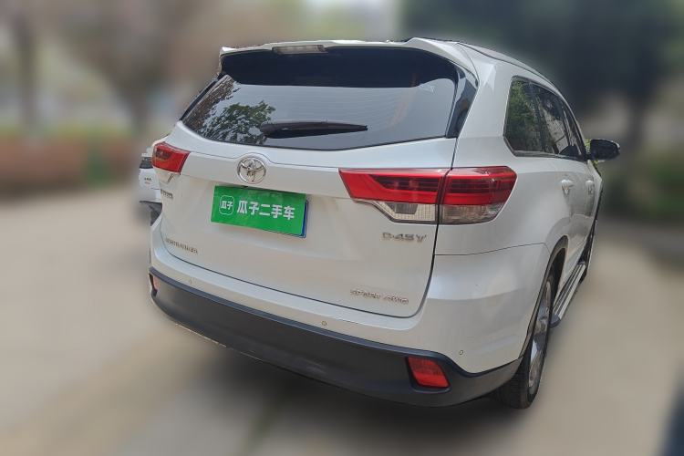 Used Toyota Highlander 2021 2.0T Four-Wheel Drive Luxury Edition 7 Seats Rear Right 45 Deg