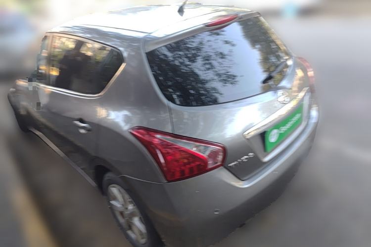 Used Nissan Tiida 2011 1.6L CVT Smart Version Rear Left 45 Deg