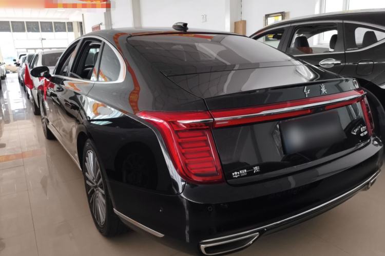 Used Hongqi H9 2020 2.0T Smart Connect Flagship Edition Rear Left 45 Deg