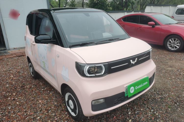 Used Wuling Hongguang MINIEV 2022 Macaron Premium Model – Lithium Ternary Battery Front Right 45 Deg