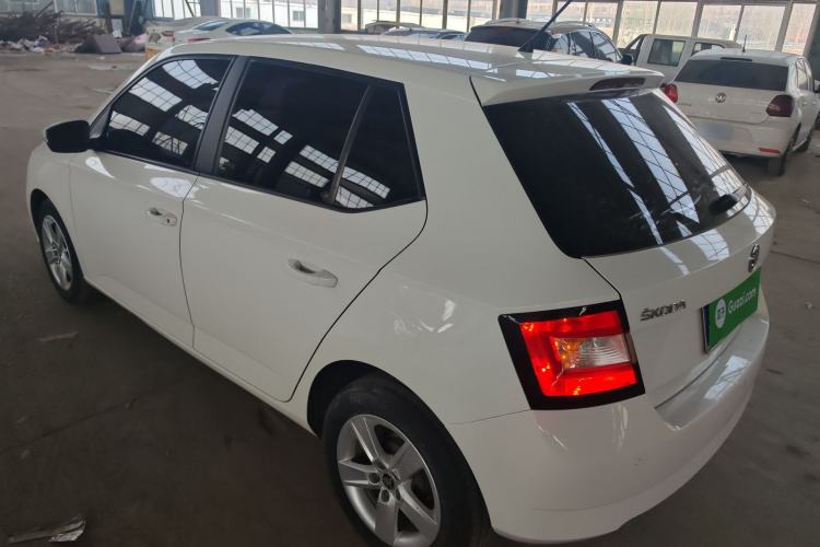 Used Skoda Fabia 2017 1.4L Automatic Car Enjoy Edition Rear Left 45 Deg