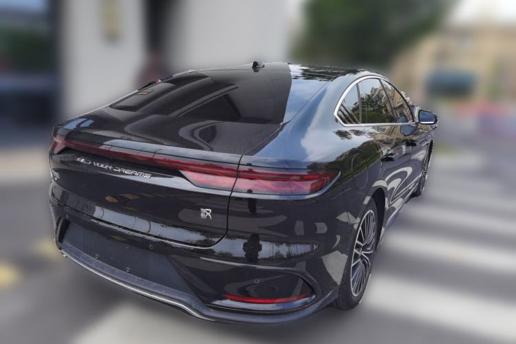 Used BYD Han 2025 EV Intelligent Driving Edition 701KM LiDAR Flagship Model Rear Right 45 Deg