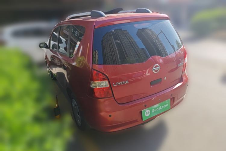 Used Nissan Livina 2010 Jingyue Edition 1.6L Manual All-Around Model Rear Left 45 Deg