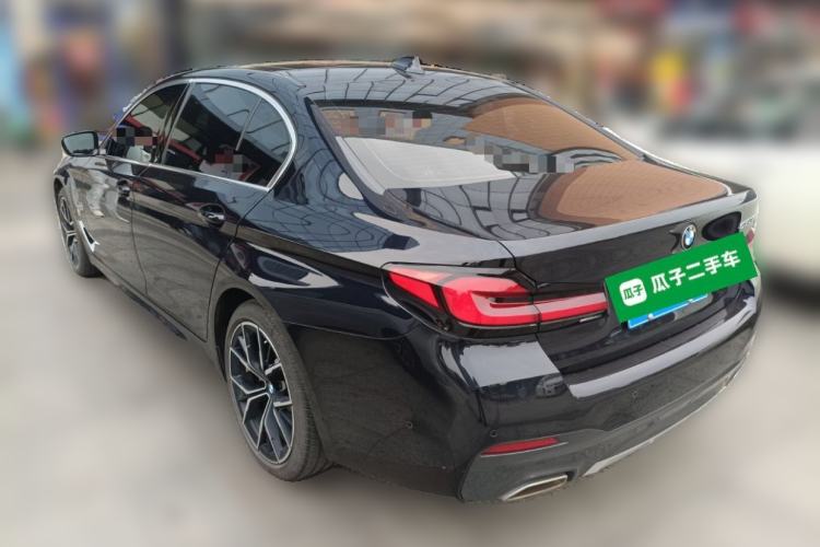 Used BMW 5 Series 2021 530Li Luxury Edition M Sport Package Rear Left 45 Deg