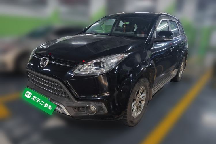 Used JMC Yusheng S350 2017 2.0T Automatic 2WD Diesel Luxury Version with Sunroof 7 Seats