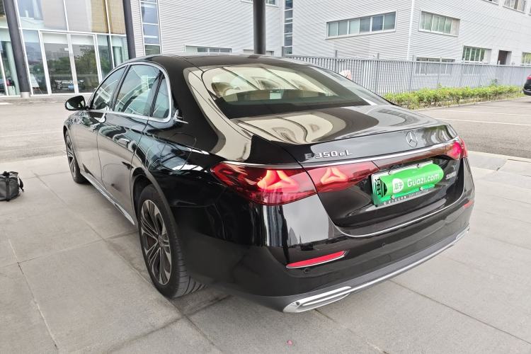 Used Mercedes-Benz E-Class New Energy 2024 E 350 e L Plug-in Hybrid Sedan Rear Left 45 Deg