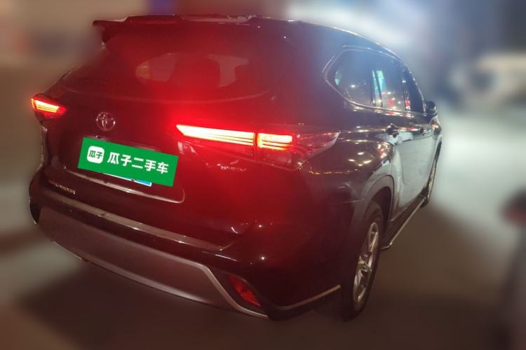 Used Toyota Highlander 2024 2.5L Smart Electric Hybrid Dual-Motor Two-Wheel-Drive Elite Edition 5 Seats Rear Right 45 Deg