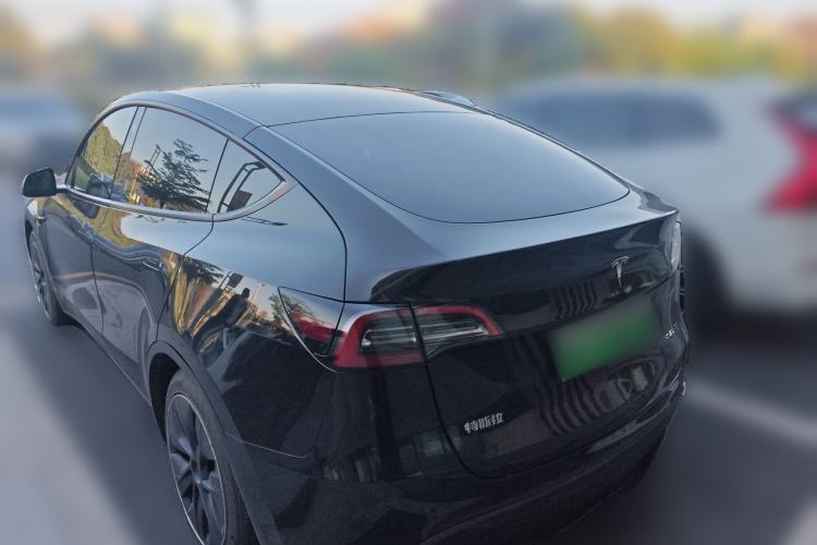 Used Tesla Model Y 2021 Standard Range Rear-Wheel Drive Version Rear Left 45 Deg