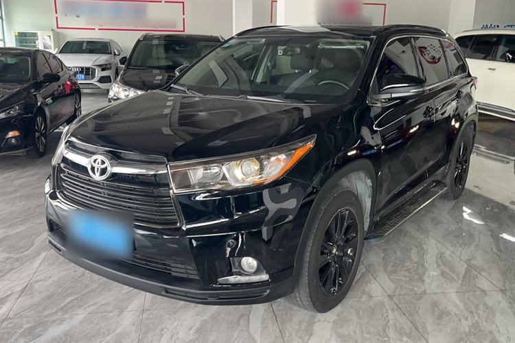 Used Toyota Highlander 2017 2.0T Four-Wheel Drive Black Edition Limited Model
