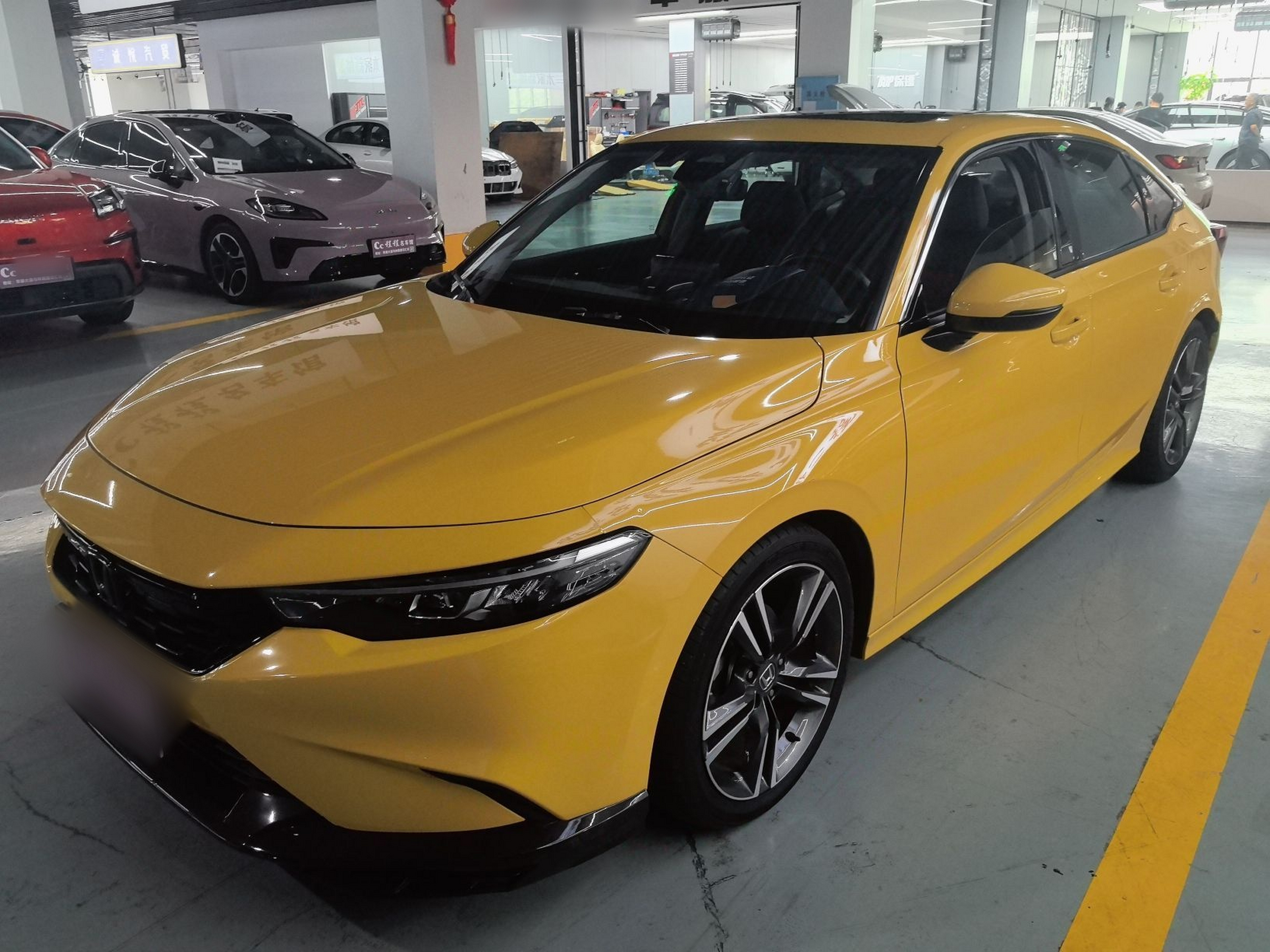 تحت مقدمة السيارة