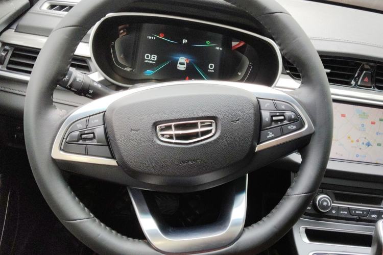 Used Geely Auto Emgrand 2019 Leading Edition 1.5L CVT Upward-Connected Model China VI Standard Steering Wheel