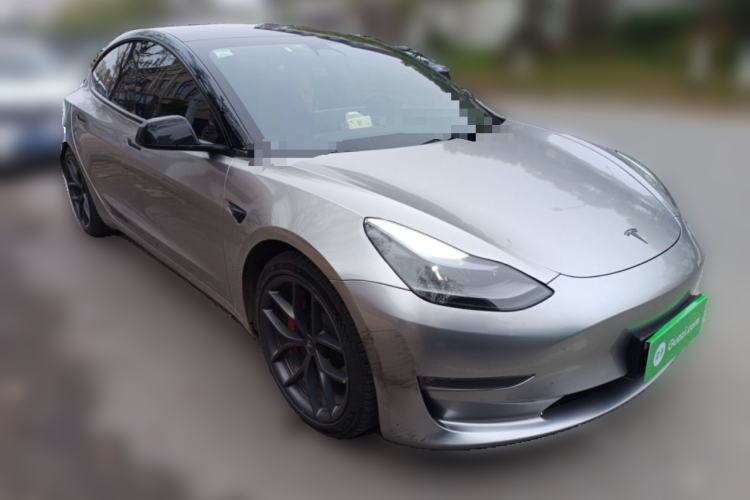 Used Tesla Model 3 2022 Performance High-Performance All-Wheel-Drive Version Front Right 45 Deg