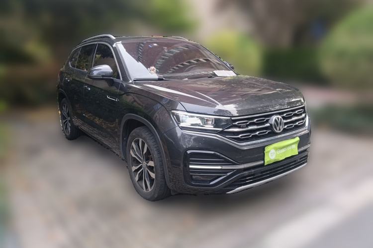 Used Volkswagen Tayron 2021 380TSI All-Wheel Drive R-Line Connected Version Front Right 45 Deg