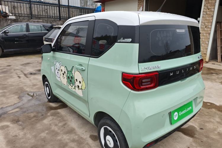 Used Wuling Hongguang MINIEV 2022 Macaron Fashion Model Lithium Iron Phosphate Rear Left 45 Deg