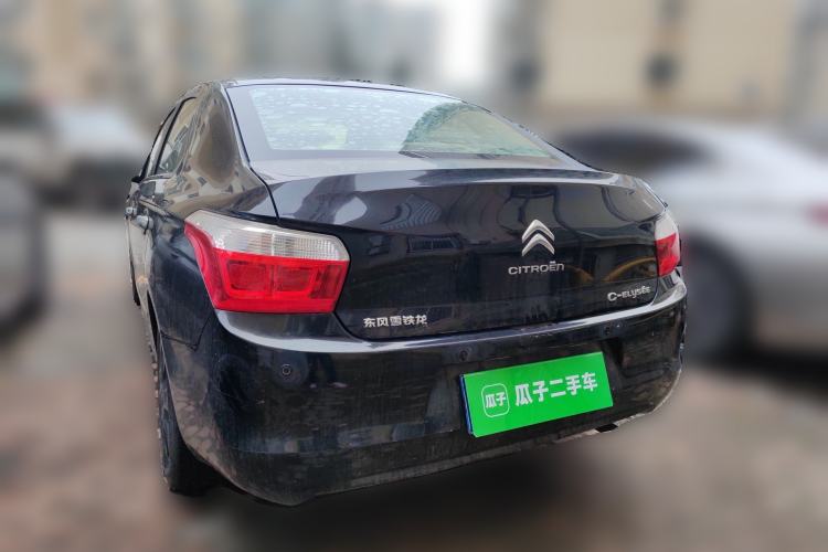 Used Citroen Elysee 2013 Sedan Classic 1.6L Manual Luxury Model Rear Left 45 Deg