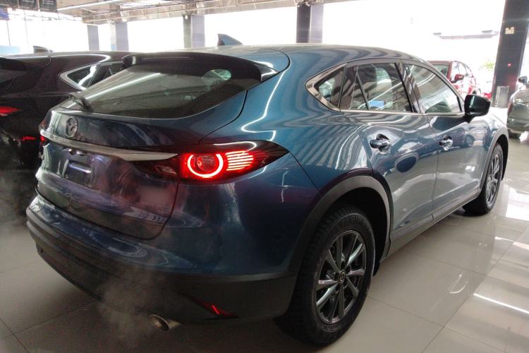 Used Mazda CX-4 2020 2.0L Automatic Two-Wheel Drive Blue Sky Dynamic Edition Rear Right 45 Deg