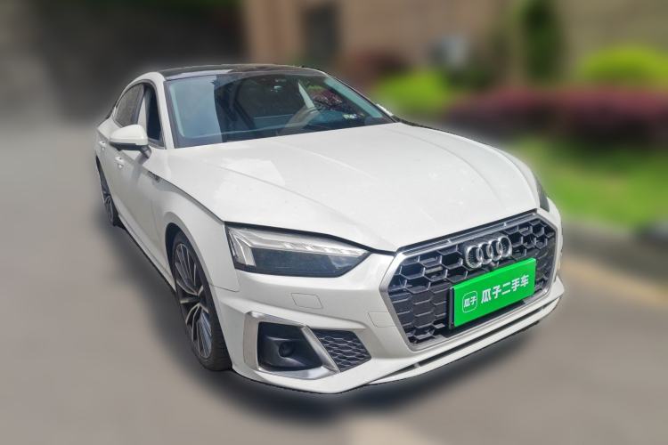 Used Audi A5 2022 Sportback 40 TFSI quattro Luxury Dynamic Model Front Right 45 Deg