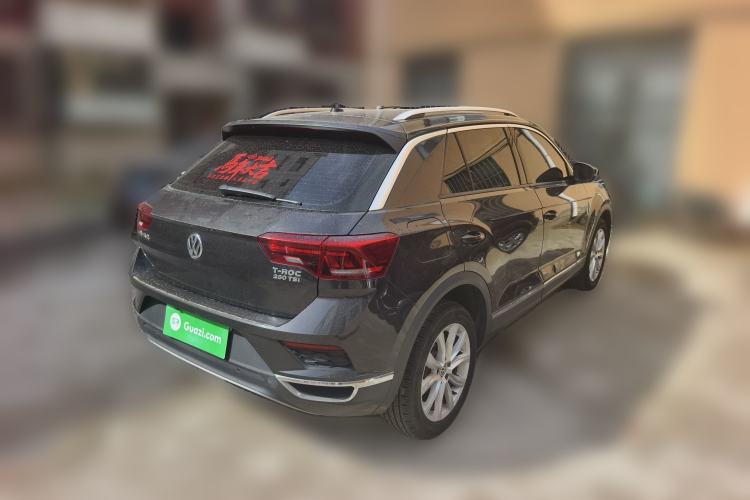 Used Volkswagen T-ROC 2018 280TSI DSG Two-Wheel Drive Advanced Version China V Emission Standard Rear Right 45 Deg