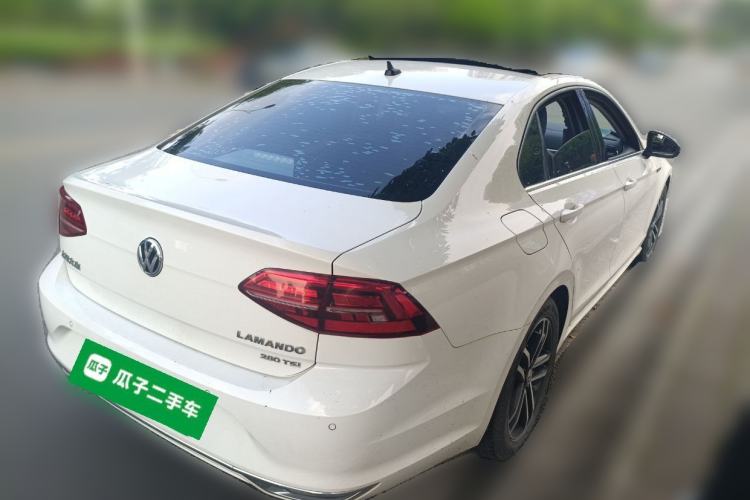 Used Volkswagen Lamando 2019 280TSI DSG Comfort Edition China VI standard Rear Right 45 Deg