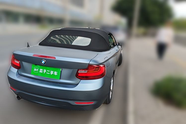 Used BMW 2 Series 2015 218i Convertible Coupe Rear Right 45 Deg