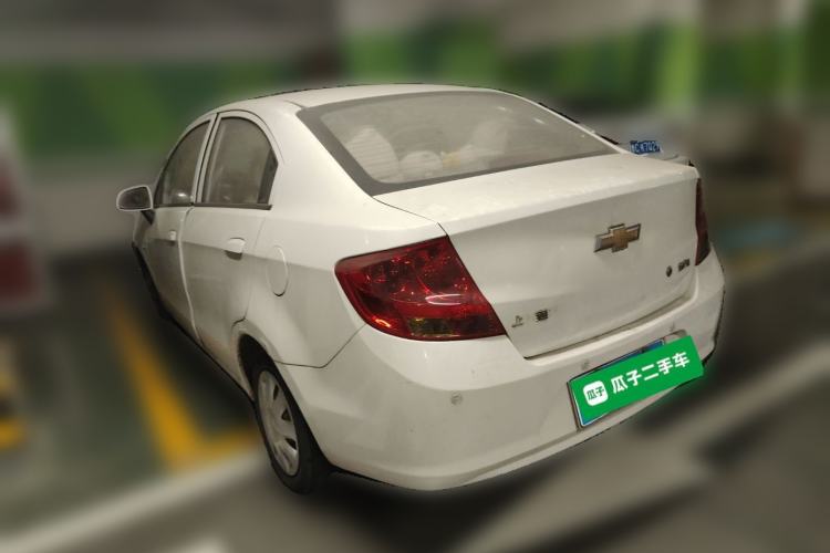 Used Chevrolet Sail 2010 Sedan 1.4L Manual Enjoyment Edition Rear Left 45 Deg