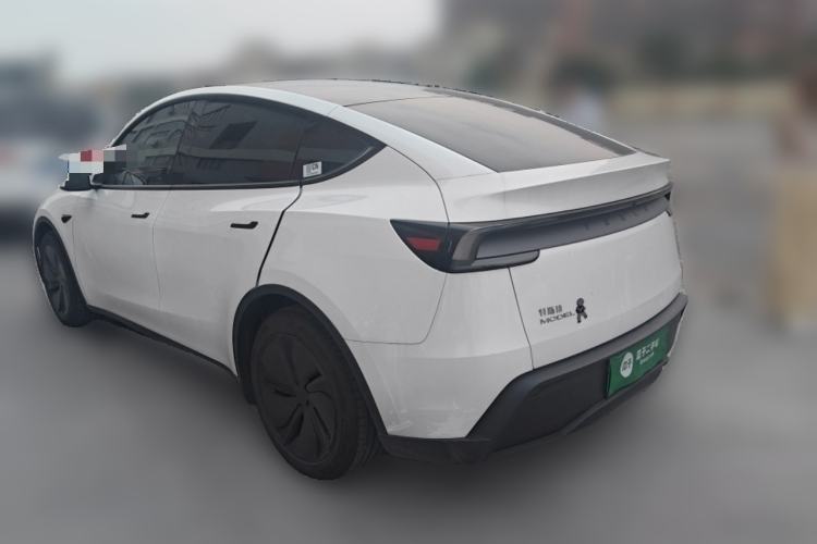 Used Tesla Model Y 2025 Updated Version Long-Range All-Wheel Drive Rear Left 45 Deg