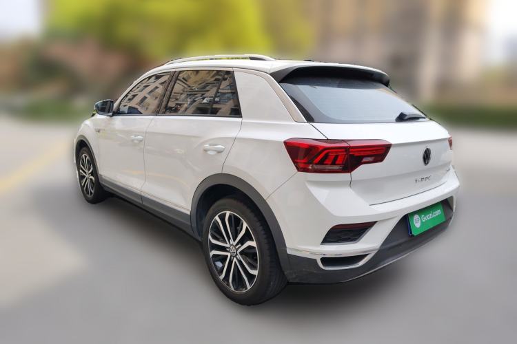 Used Volkswagen T-ROC 2021 280TSI DSG Two-Wheel Drive Comfort Connect Edition Rear Left 45 Deg